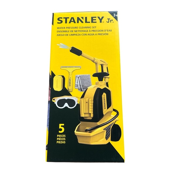 Stanley Jr. Water Pressure Cleaning Set 5 Pieces Kids Toy Ages 3+ New In Package - Picture 5 of 9